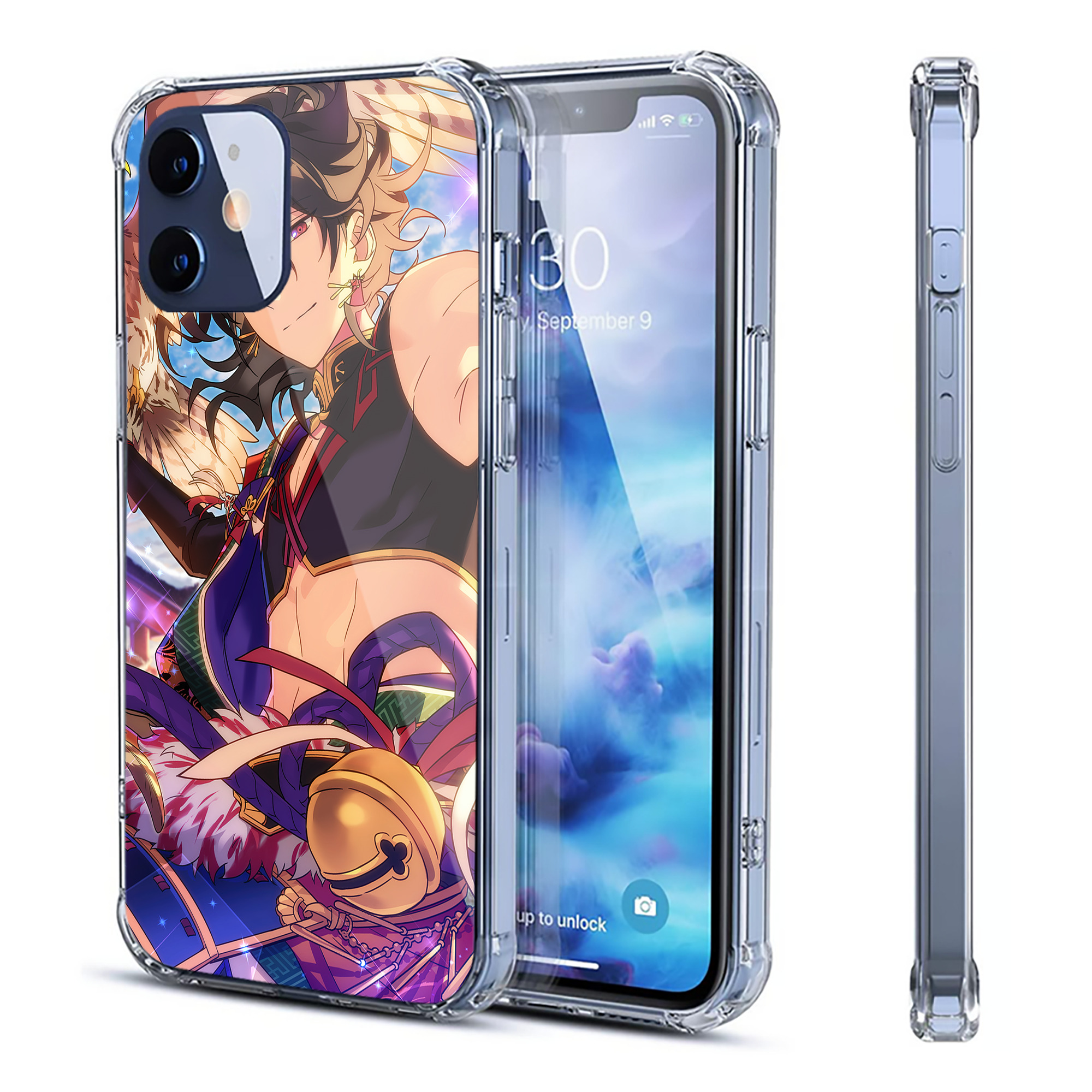 （画像用） あんさんぶるスターズ! Ensemble Stars 【iPhone 12シリーズ対応】透明スマホケース（クリアソフトケース）